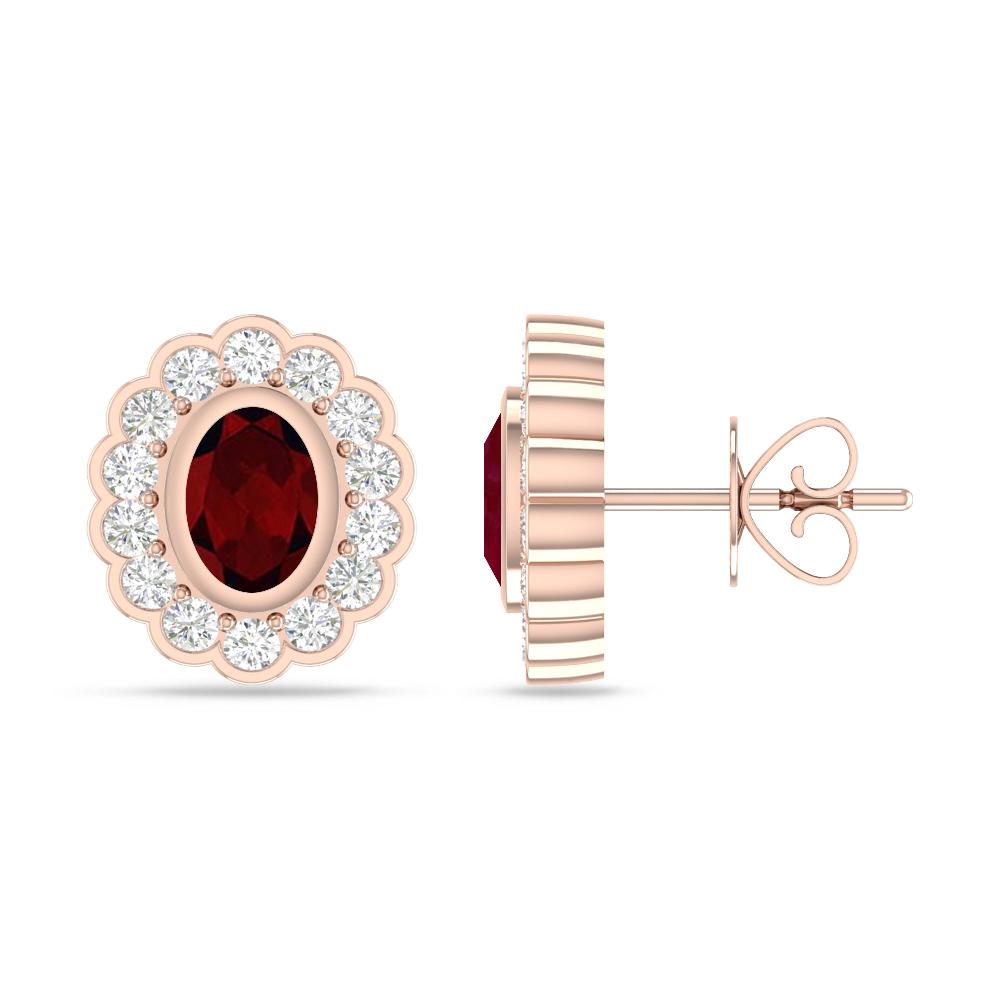 Rose Gold - Garnet